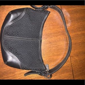 Black original coach vintage purse